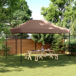 Tienda de fiesta plegable Pop-Up marrón 440x292x315 cm