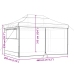 Tienda de fiesta plegable Pop-Up con 4 paredes laterales beige