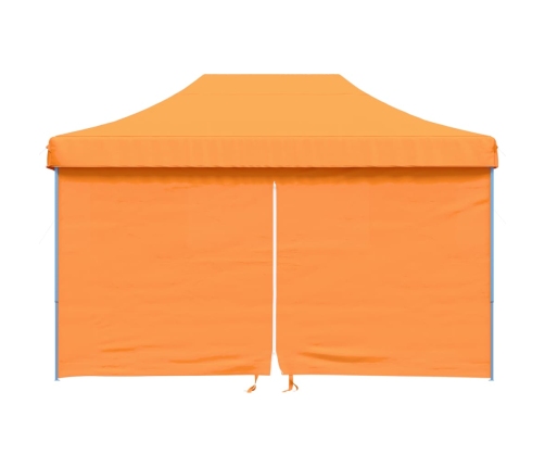 Tienda de fiesta plegable Pop-Up 4 paredes laterales naranja