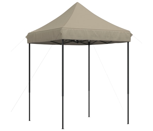 Tienda de fiesta plegable Pop-Up taupe 200x200x306 cm