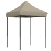 Tienda de fiesta plegable Pop-Up taupe 200x200x306 cm