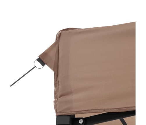 Tienda de fiesta plegable Pop-Up marrón 200x200x306 cm