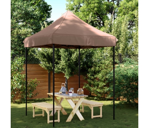 Tienda de fiesta plegable Pop-Up marrón 200x200x306 cm
