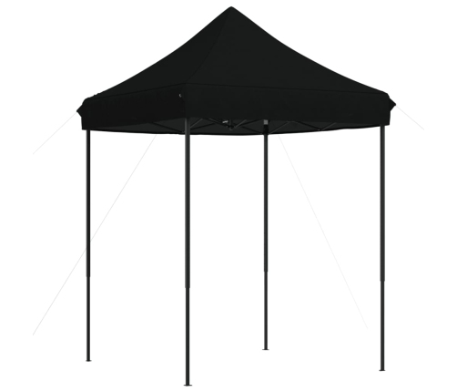 Tienda de fiesta plegable Pop-Up negro 200x200x306 cm