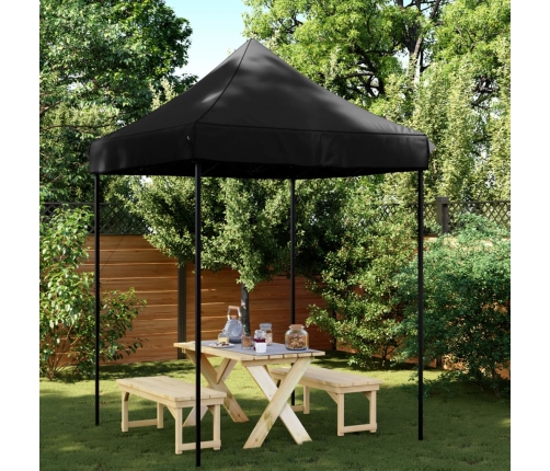 Tienda de fiesta plegable Pop-Up negro 200x200x306 cm