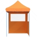 Tienda de fiesta plegable Pop-Up 2 paredes laterales naranja