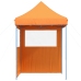 Tienda de fiesta plegable Pop-Up 2 paredes laterales naranja