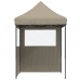 Tienda de fiesta plegable Pop-Up con 2 paredes laterales taupe