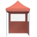 Tienda de fiesta plegable Pop-Up 2 paredes laterales terracota