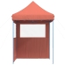 Tienda de fiesta plegable Pop-Up 2 paredes laterales terracota