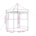 Tienda de fiesta plegable Pop-Up 2 paredes laterales terracota