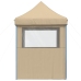 Tienda de fiesta plegable Pop-Up con 4 paredes laterales beige