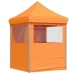 Tienda de fiesta plegable Pop-Up 4 paredes laterales naranja