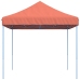 Tienda de fiesta plegable Pop-Up terracota 410x279x315 cm