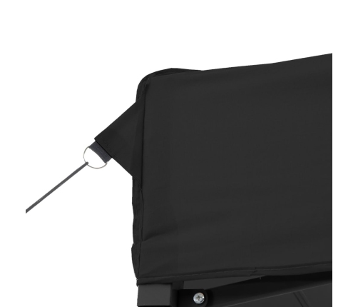 Tienda de fiesta plegable Pop-Up negra 410x279x315 cm