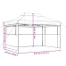 Tienda de fiesta plegable Pop-Up con 3 paredes laterales beige