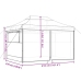 Tienda de fiesta plegable Pop-Up con 4 paredes laterales beige