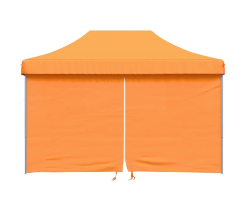 Tienda de fiesta plegable Pop-Up 4 paredes laterales naranja