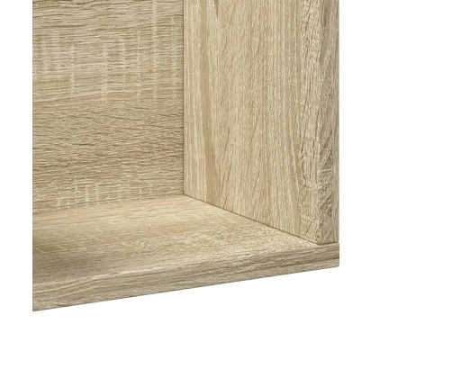 vidaXL Mueble de pared madera de ingeniería roble Sonoma 75x18x16,5 cm