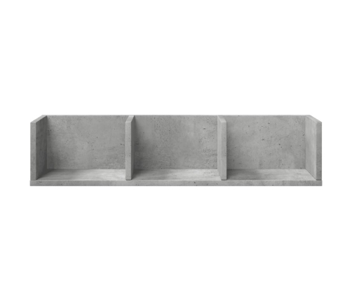 Muebles de pared 2 uds madera de ingeniería gris hormigón