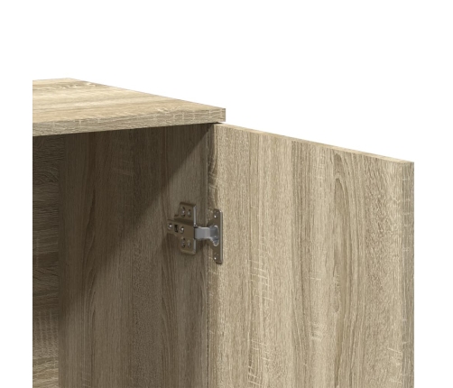 Aparador de madera de ingeniería roble Sonoma 79x38x80 cm