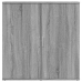 Aparador de madera de ingeniería gris Sonoma 79x38x80 cm