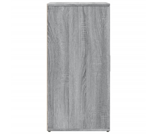 Aparador de madera de ingeniería gris Sonoma 59x39x80 cm