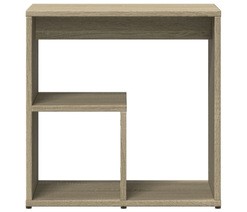 vidaXL Mesa auxiliar 2 uds madera ingeniería roble Sonoma 50x30x50 cm