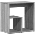 Mesa auxiliar de madera contrachapada gris Sonoma 50x30x50 cm