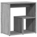 Mesa auxiliar de madera contrachapada gris Sonoma 50x30x50 cm