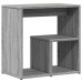 Mesa auxiliar 2 uds madera ingeniería gris Sonoma 50x30x50 cm