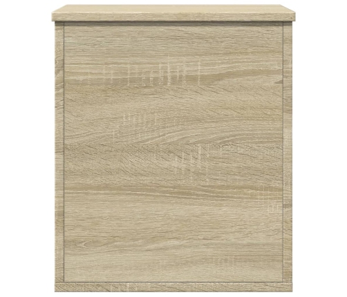 Caja de almacenaje madera ingeniería roble Sonoma 40x42x46 cm