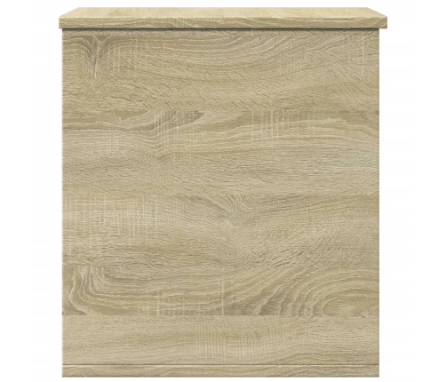Caja de almacenaje madera ingeniería roble Sonoma 40x42x46 cm