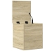 Caja de almacenaje madera ingeniería roble Sonoma 40x42x46 cm