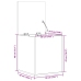 Caja de almacenaje madera ingeniería roble Sonoma 40x42x46 cm