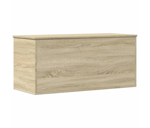 Caja de almacenaje madera ingeniería roble Sonoma 100x42x46 cm