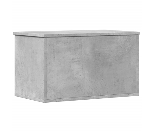 Caja de almacenaje madera ingeniería gris hormigón 60x35x35 cm