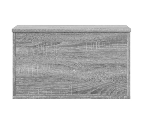 Caja de almacenaje madera de ingeniería gris Sonoma 60x35x35 cm