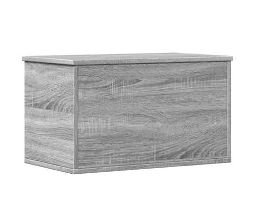 Caja de almacenaje madera de ingeniería gris Sonoma 60x35x35 cm