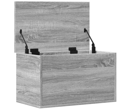 Caja de almacenaje madera de ingeniería gris Sonoma 60x35x35 cm