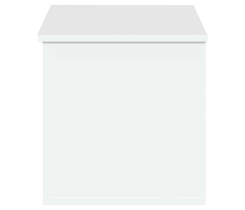 Caja de almacenaje madera de ingeniería blanco 90x35x35 cm