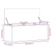 Caja de almacenaje madera de ingeniería blanco 90x35x35 cm