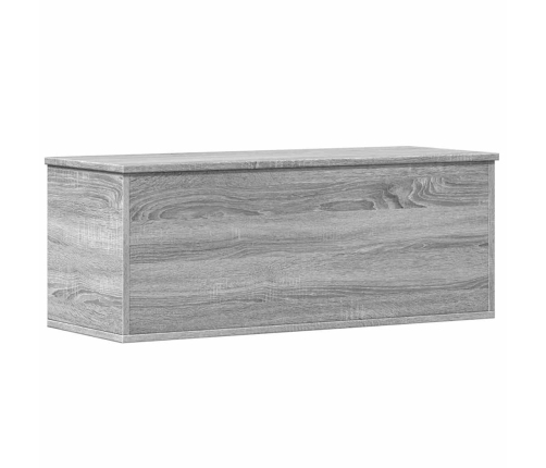 Caja de almacenaje madera de ingeniería gris Sonoma 90x35x35 cm