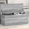 Caja de almacenaje madera de ingeniería gris Sonoma 90x35x35 cm