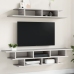 vidaXL Muebles de TV de pared madera de ingeniería gris Sonoma