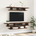 Muebles de TV de pared madera de ingeniería marrón roble