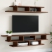 Muebles de TV de pared madera de ingeniería marrón roble