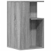 Mesa auxiliar madera de ingeniería gris Sonoma 35x35x60 cm