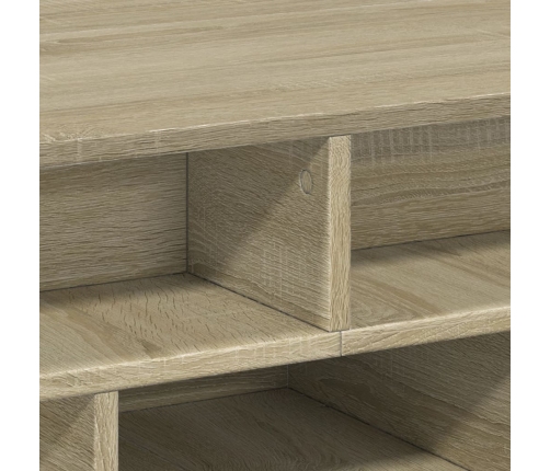 Mesa de centro madera de ingeniería roble Sonoma 70x70x29 cm