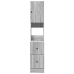 Mueble de cocina madera de ingeniería gris Sonoma 35x50x180 cm